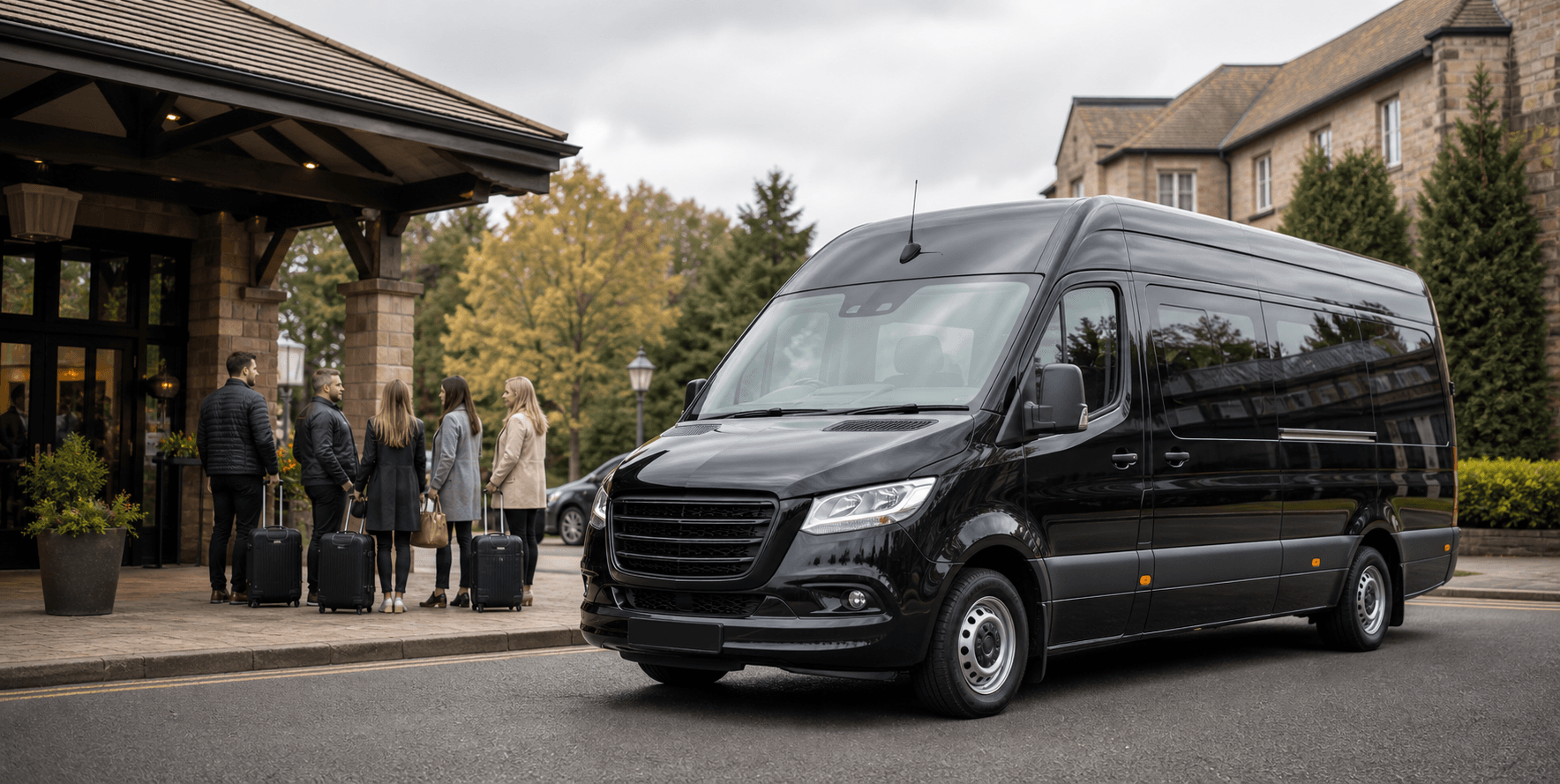 Self-drive minibus available for group travel in Arrington