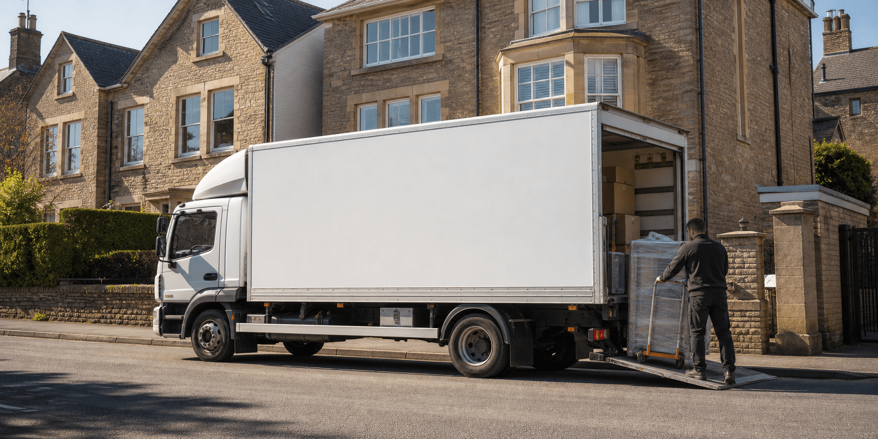 Self-drive truck available for heavier transport in Arrington