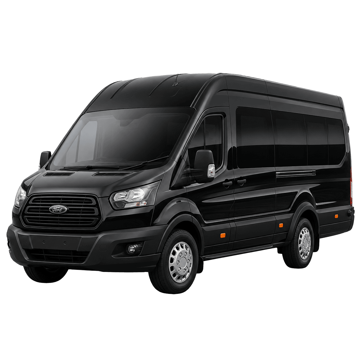 Modern self-drive minibus for longer journeys from Arrington